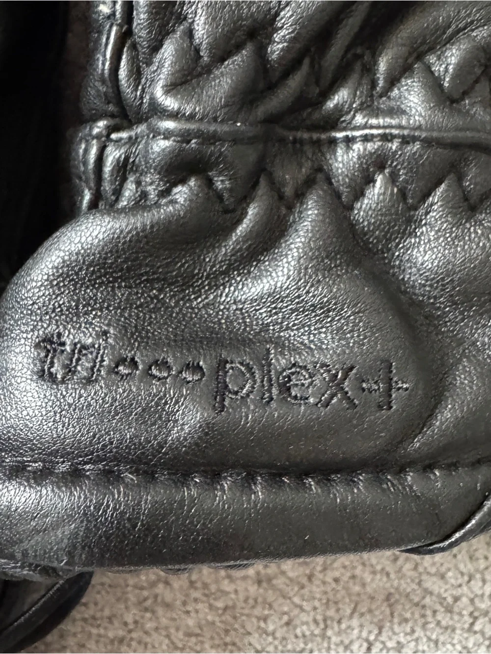 Swany Tri Plex+ Black Leather Shell Lined Mittens Sz L